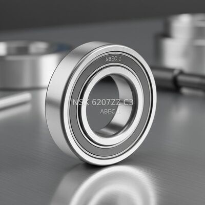 Łożysko kulkowe NSK 35x72x15mm klasy precyzji ABEC 1 z metalowym uszczelnieniem do urządzeń przemysłowych