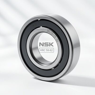 Łożysko kulkowe NSK 35x72x15mm z luzem C3 i twardością HRC 58-62 do maszyn przemysłowych